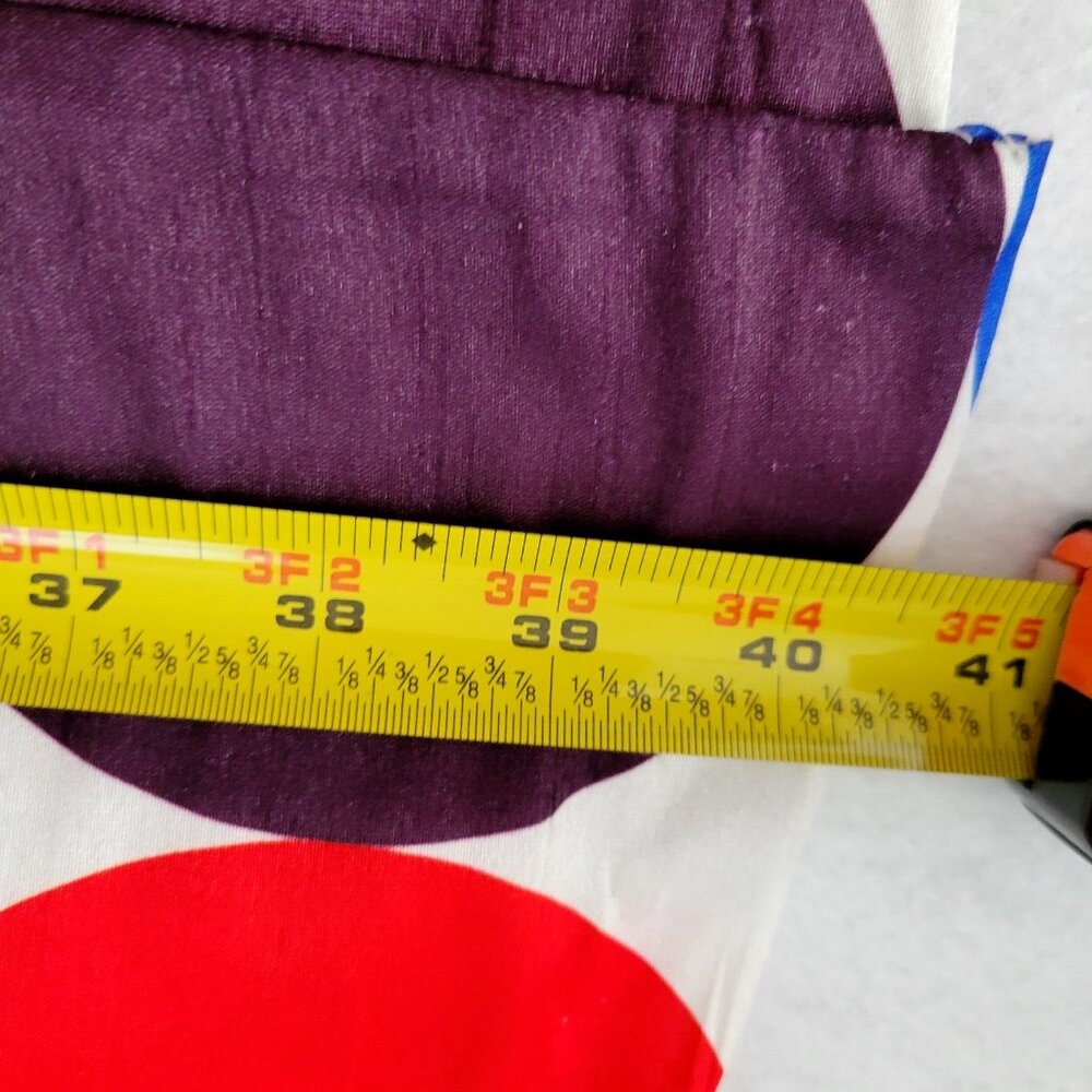 Wayward Fancies eShakti M 8 White Open Coat Large Colorful Polka Dots Pockets - Picture 14 of 14